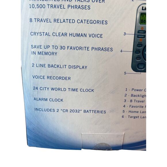 Vintage Lingo Diplomat 15 Language Talking Translator 3.5"X2.5" Travel Size - Picture 7 of 9